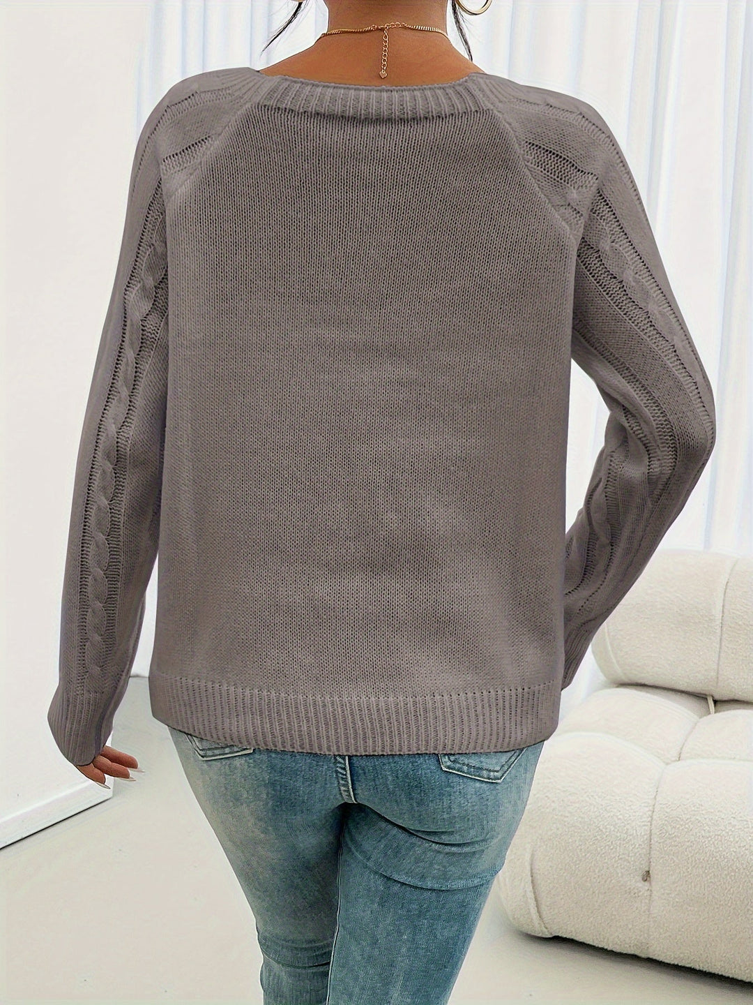 Pullover Isabell con scollatura rotonda