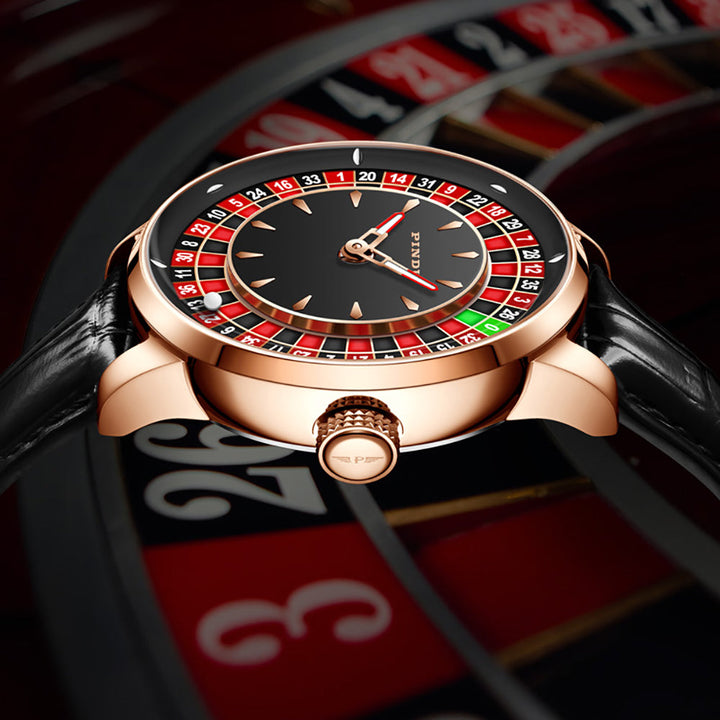 Orologio Roulette Casino Serie Orologio da Uomo Movimento Meccanico