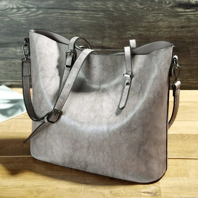 Renske™|Borsa a spalla vintage in pelle