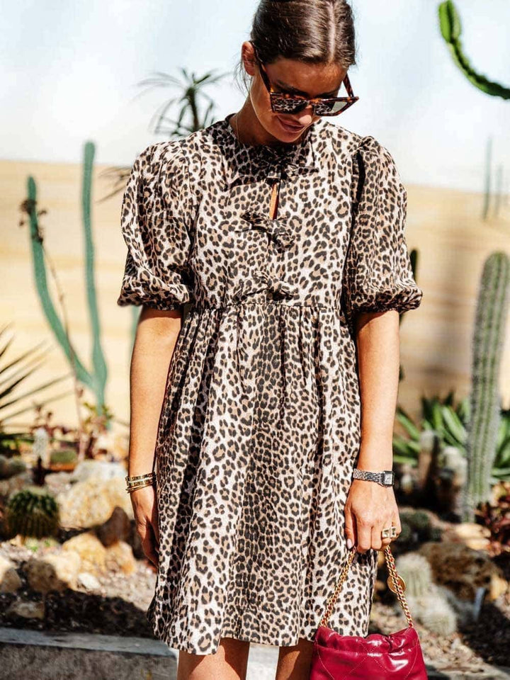 HANNAH - LEOPARD DRESS