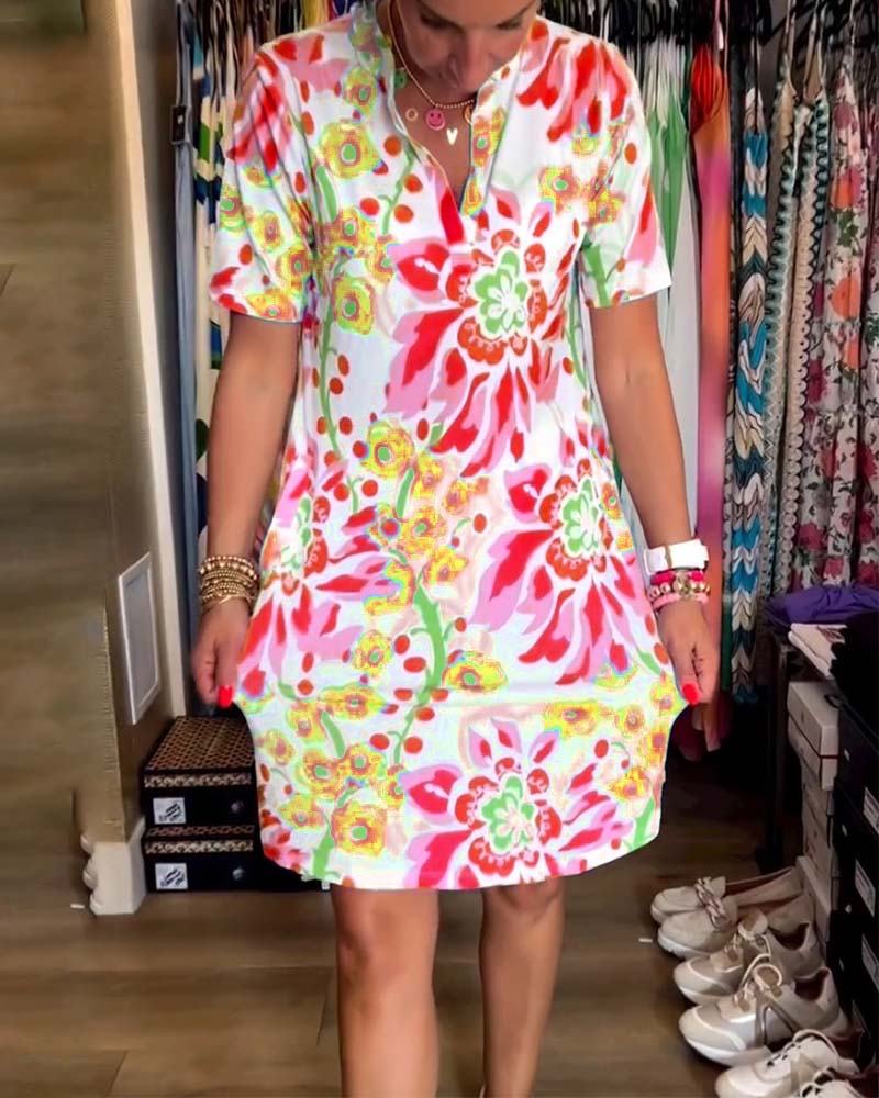 MACIE – ELEGANT FLORAL DRESS