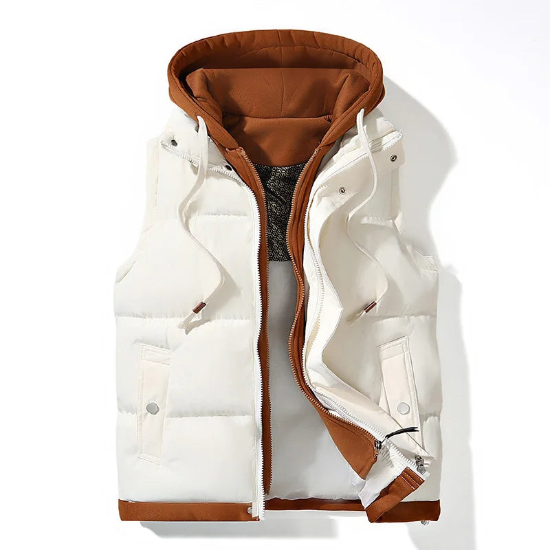 Demano™ Soft Shell Hooded Puffer Vest