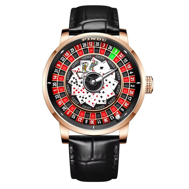 Orologio Roulette Casino Serie Orologio da Uomo Movimento Meccanico