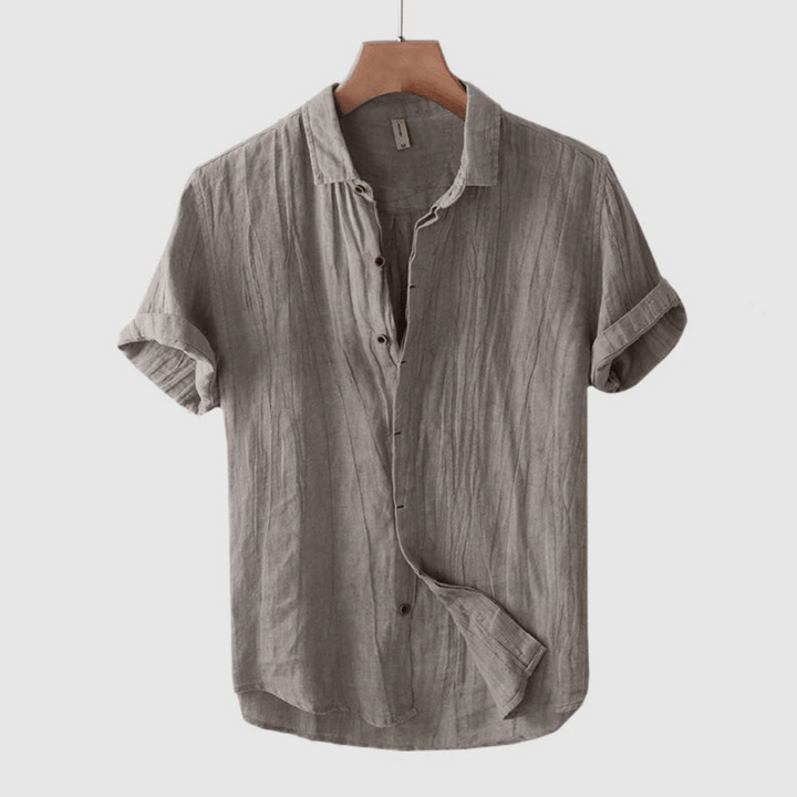 Wellington™ | Camicia in Lino a Maniche Corte