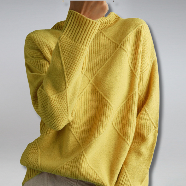 Emmeline Soft Cashmere Turtleneck Sweater