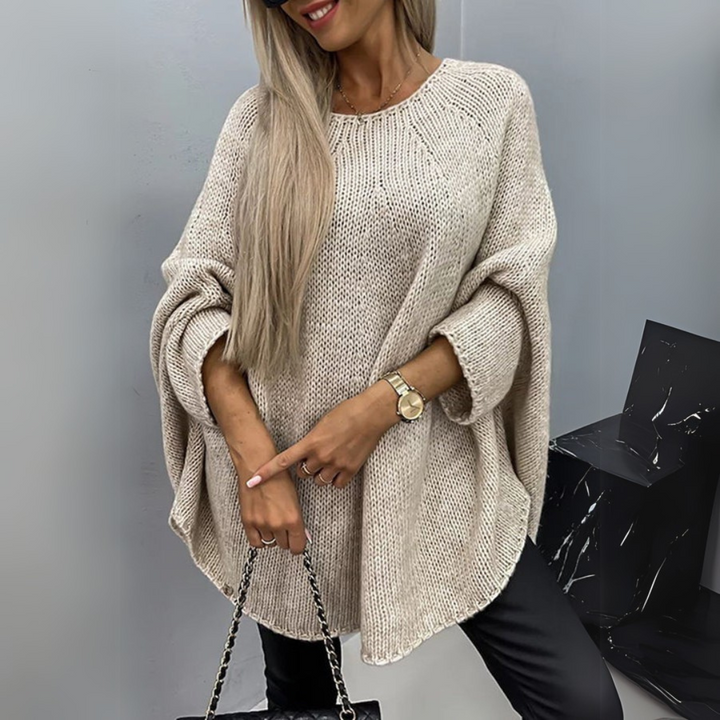 Isabelle | Maglione elegante da donna con scollo rotondo