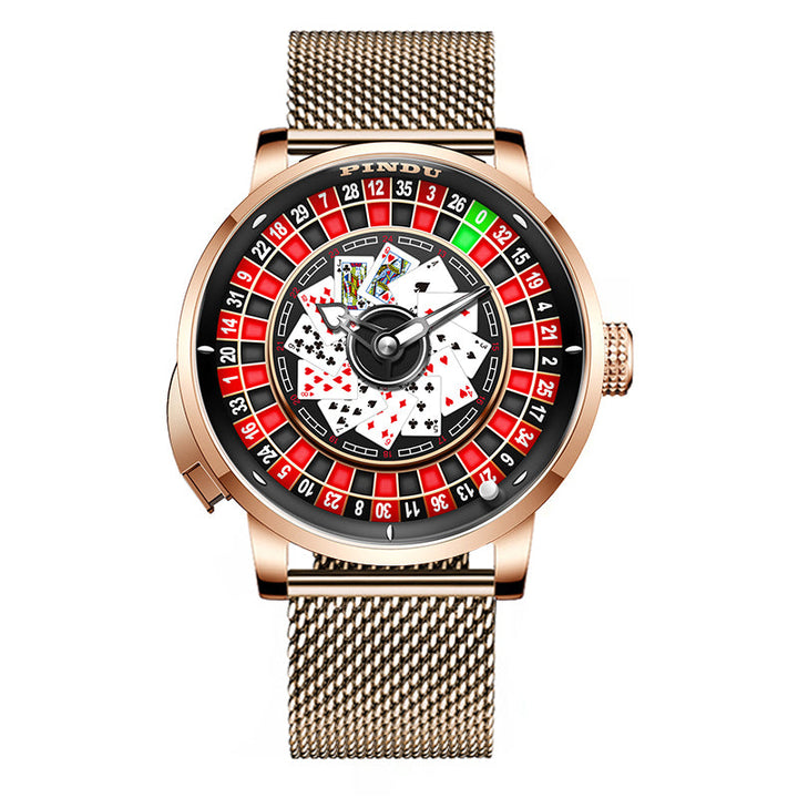 Orologio Roulette Casino Serie Orologio da Uomo Movimento Meccanico