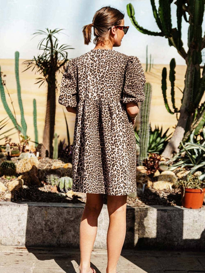 HANNAH - LEOPARD DRESS