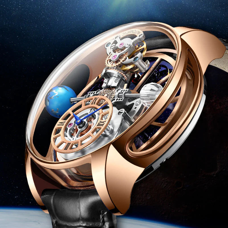 Orologio Skeleton Celestial Flywheel