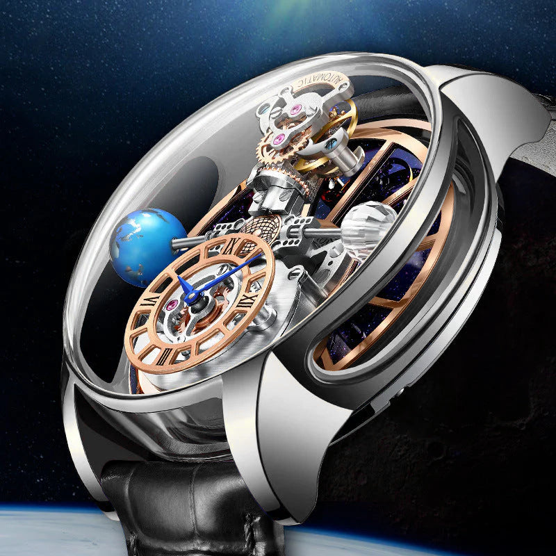 Orologio Skeleton Celestial Flywheel