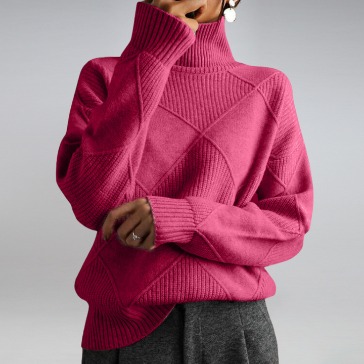 Emmeline Soft Cashmere Turtleneck Sweater