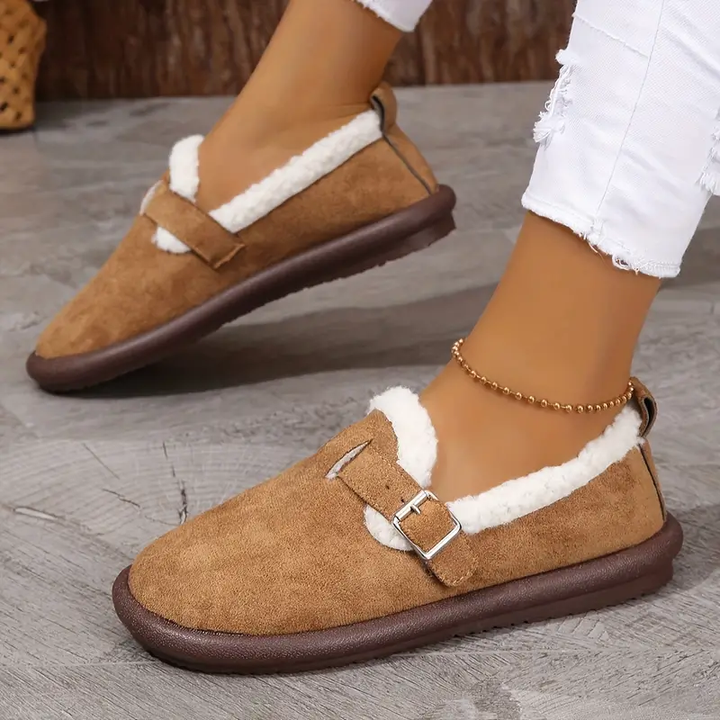 Lea Plüsch Slip-On Comfortable Slippers