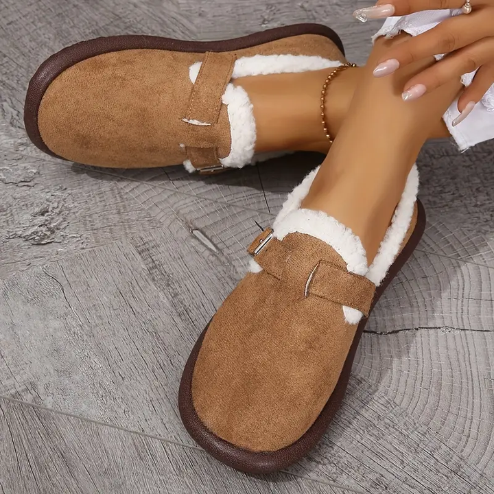 Lea Plüsch Slip-On Pantofole Comode