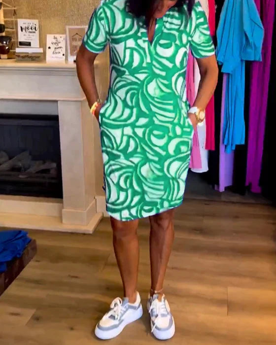 RHONDA - COLORFUL DRESS