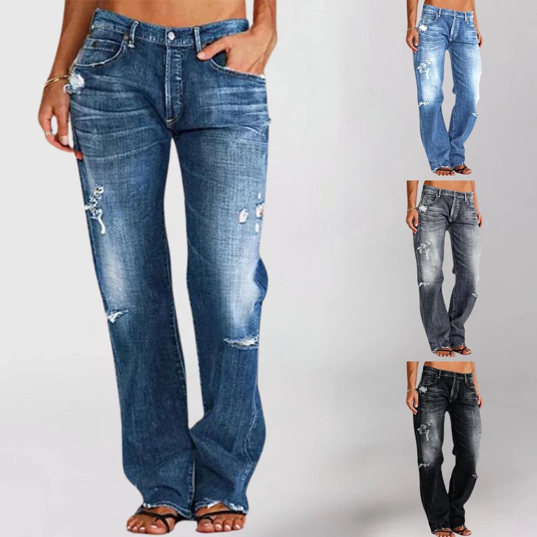 ADALIA | JEANS ELEGANTI A VITA BASSA