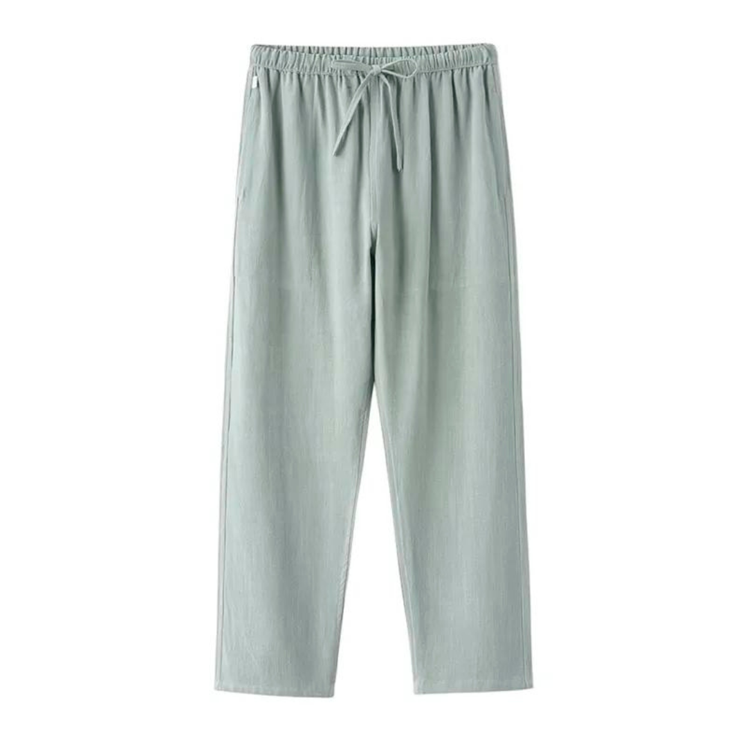 Fez - Pantaloni in Lino (Vestibilità Oversized)