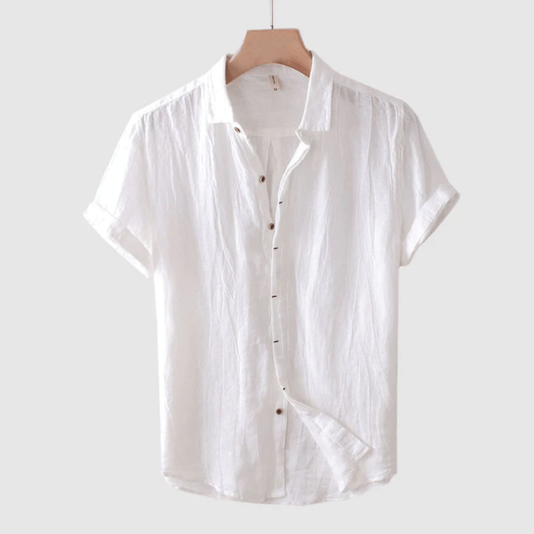 Wellington™ | Camicia in Lino a Maniche Corte