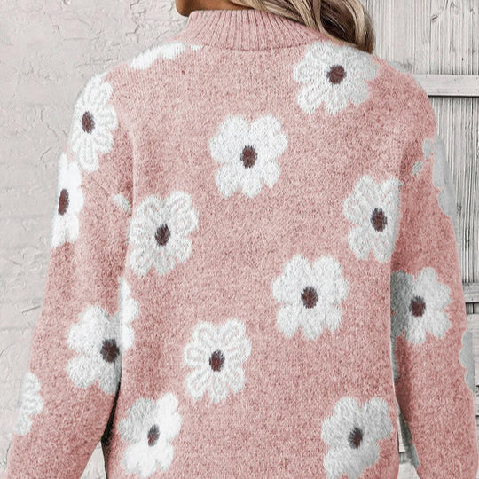 BLOOM | Pullover con Mezzo Zip