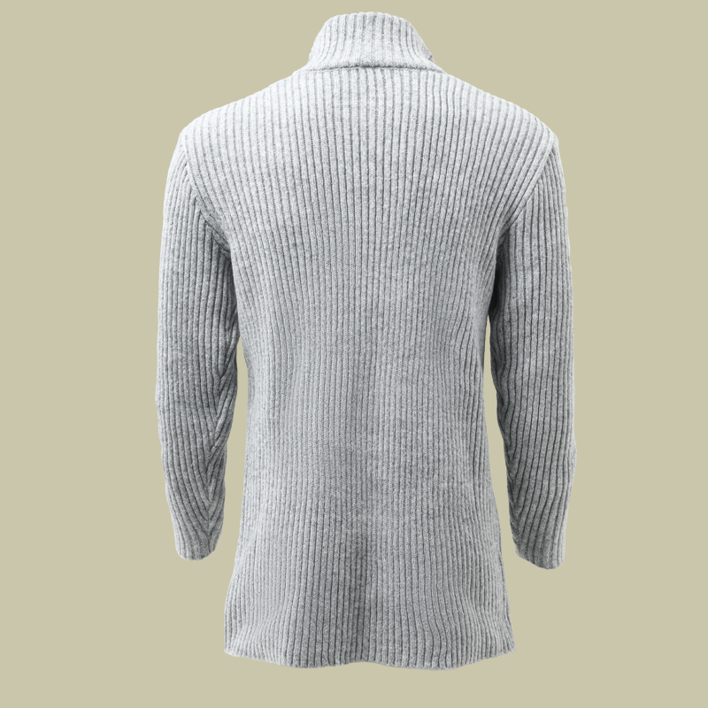 Cardigan Maglione a Collo Alto da Uomo a Righe Lunghe 70689538Z