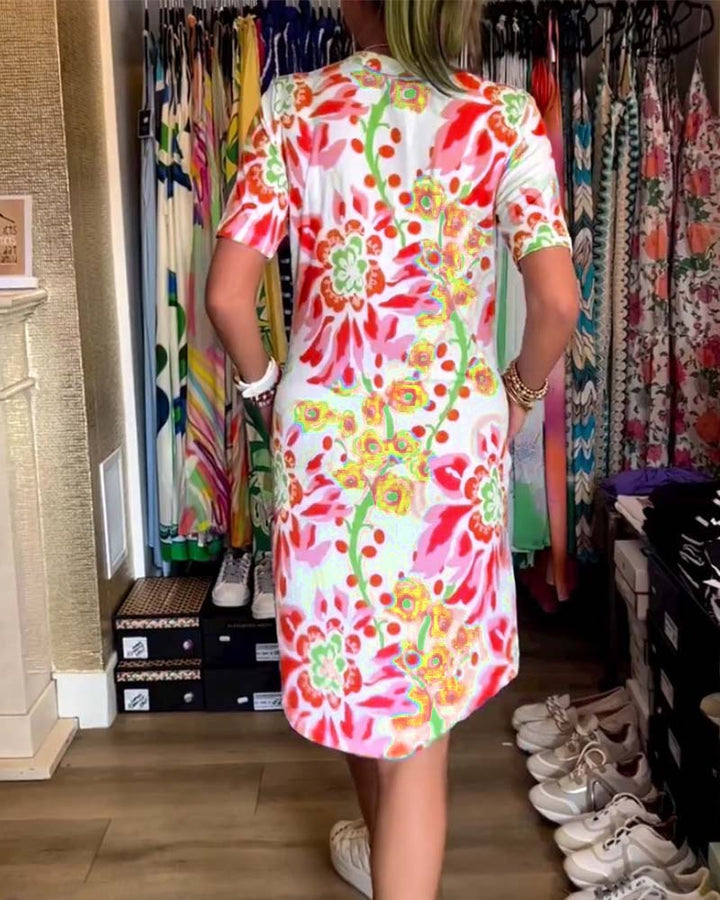 MACIE – ELEGANT FLORAL DRESS