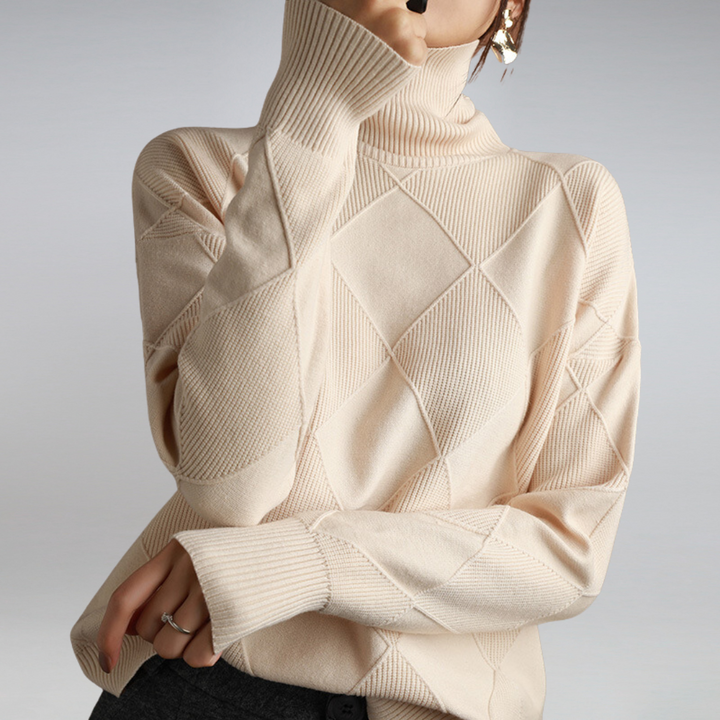 Emmeline Soft Cashmere Turtleneck Sweater