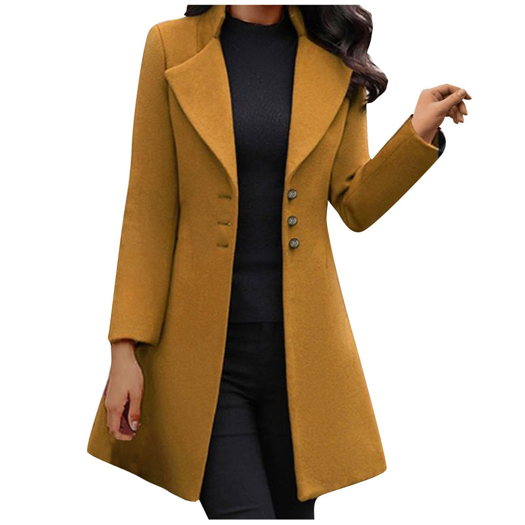 Carina - long sleeve wool coat