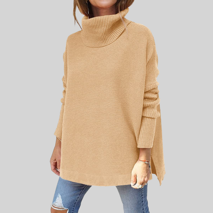 ANNELISE I Maglione Oversize con Collo Alto