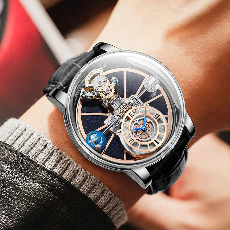 Orologio Skeleton Celestial Flywheel