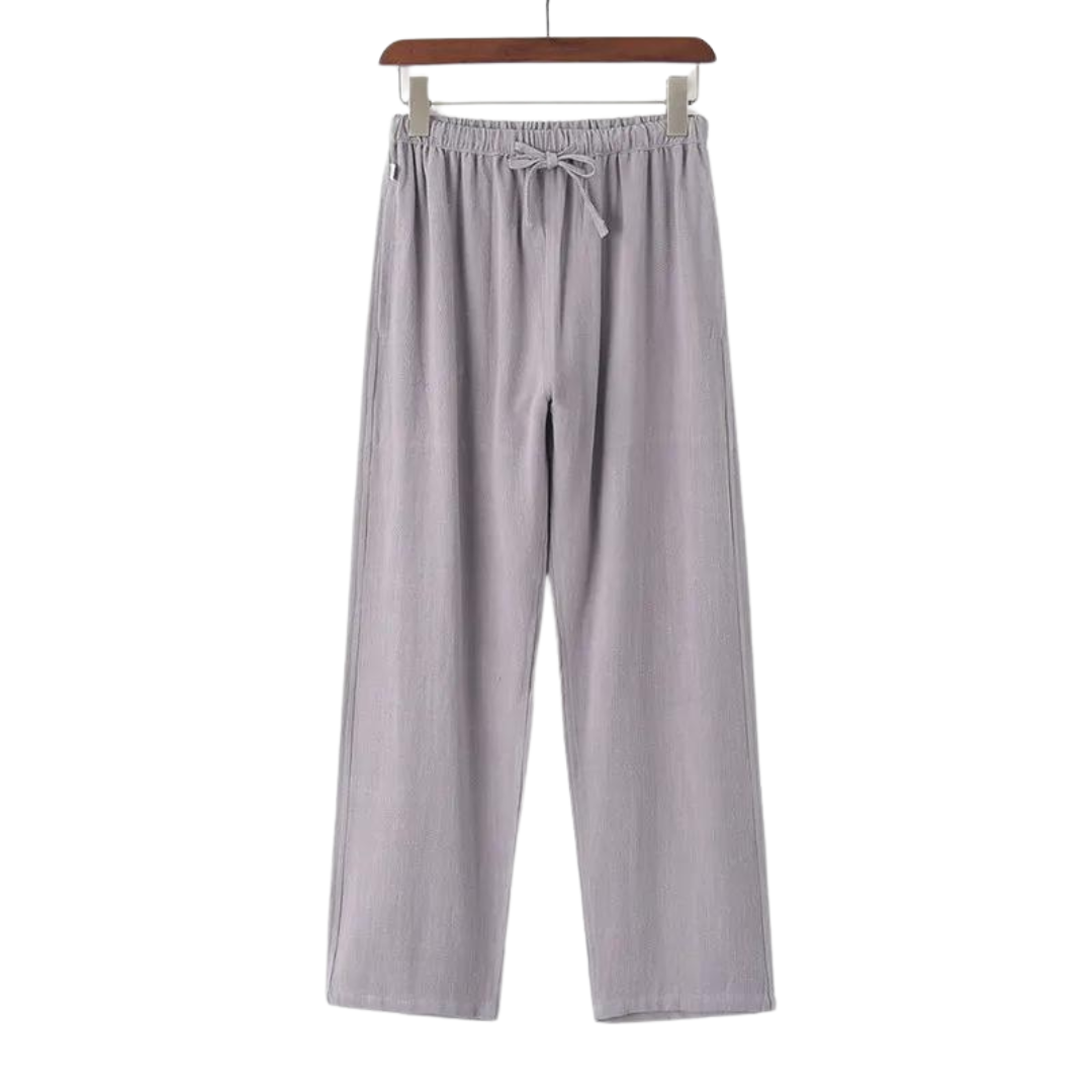 Fez - Pantaloni in Lino (Vestibilità Oversized)