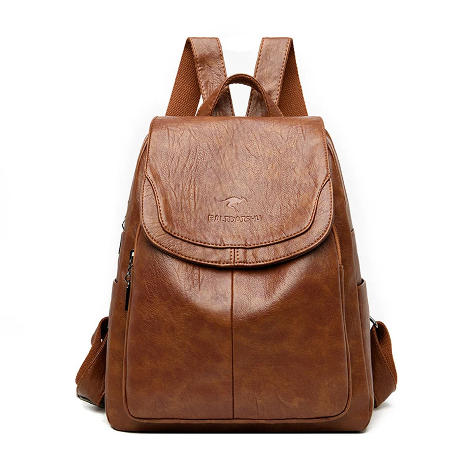 Willemina™|Anti-Theft Leather Backpack