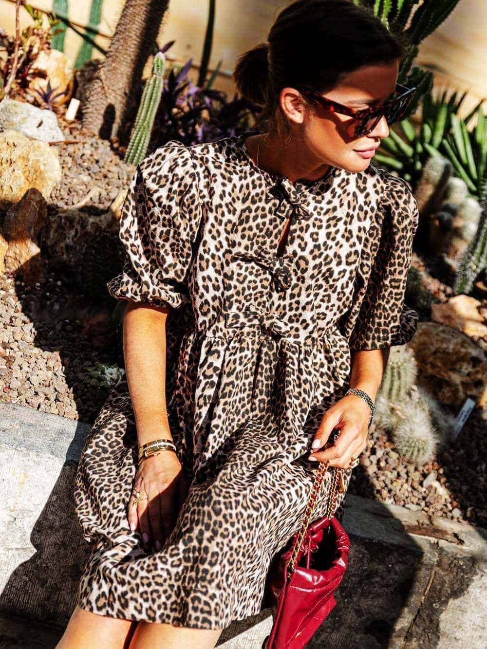 HANNAH - LEOPARD DRESS