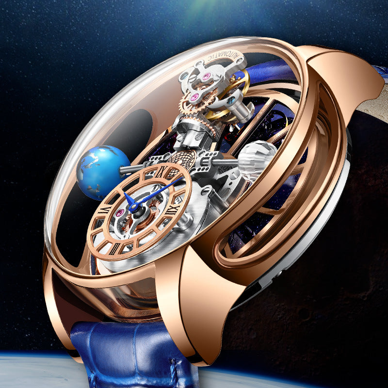 Orologio Skeleton Celestial Flywheel