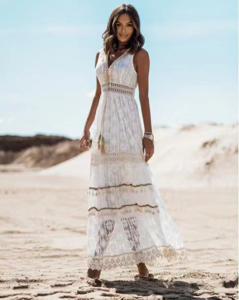 Carly | Vestito Boho in Pizzo