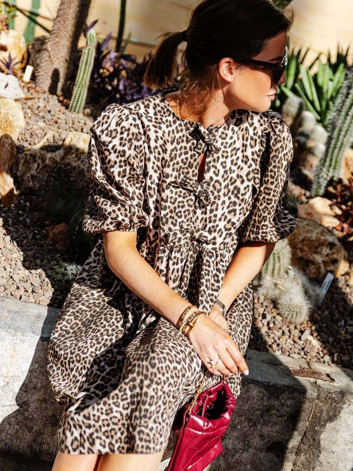 HANNAH - LEOPARD DRESS