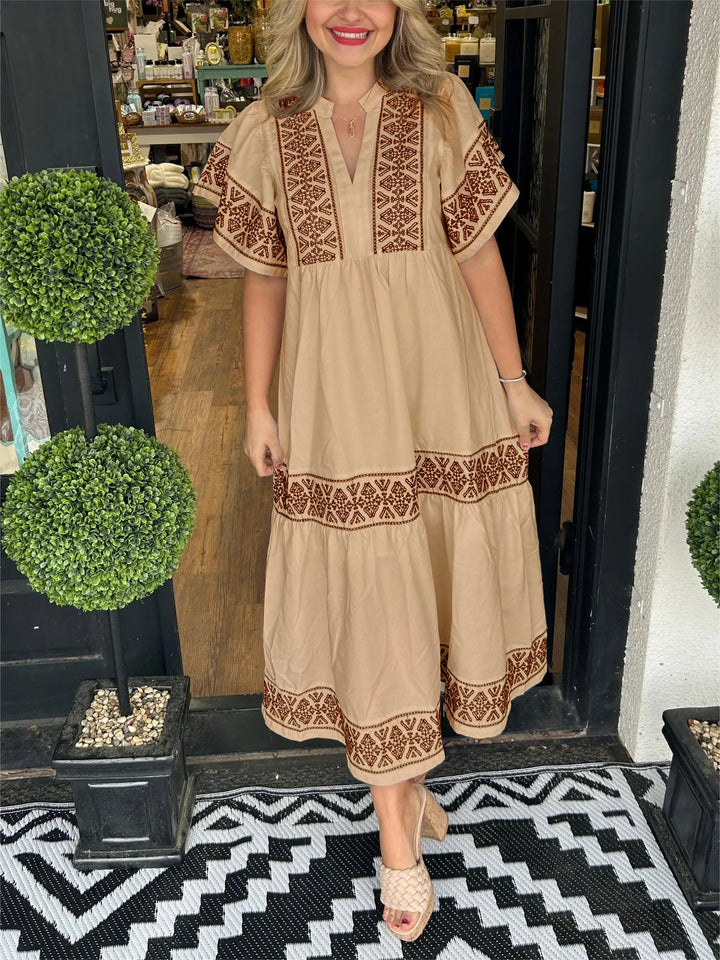 MAX - MAXI BOHO DRESS