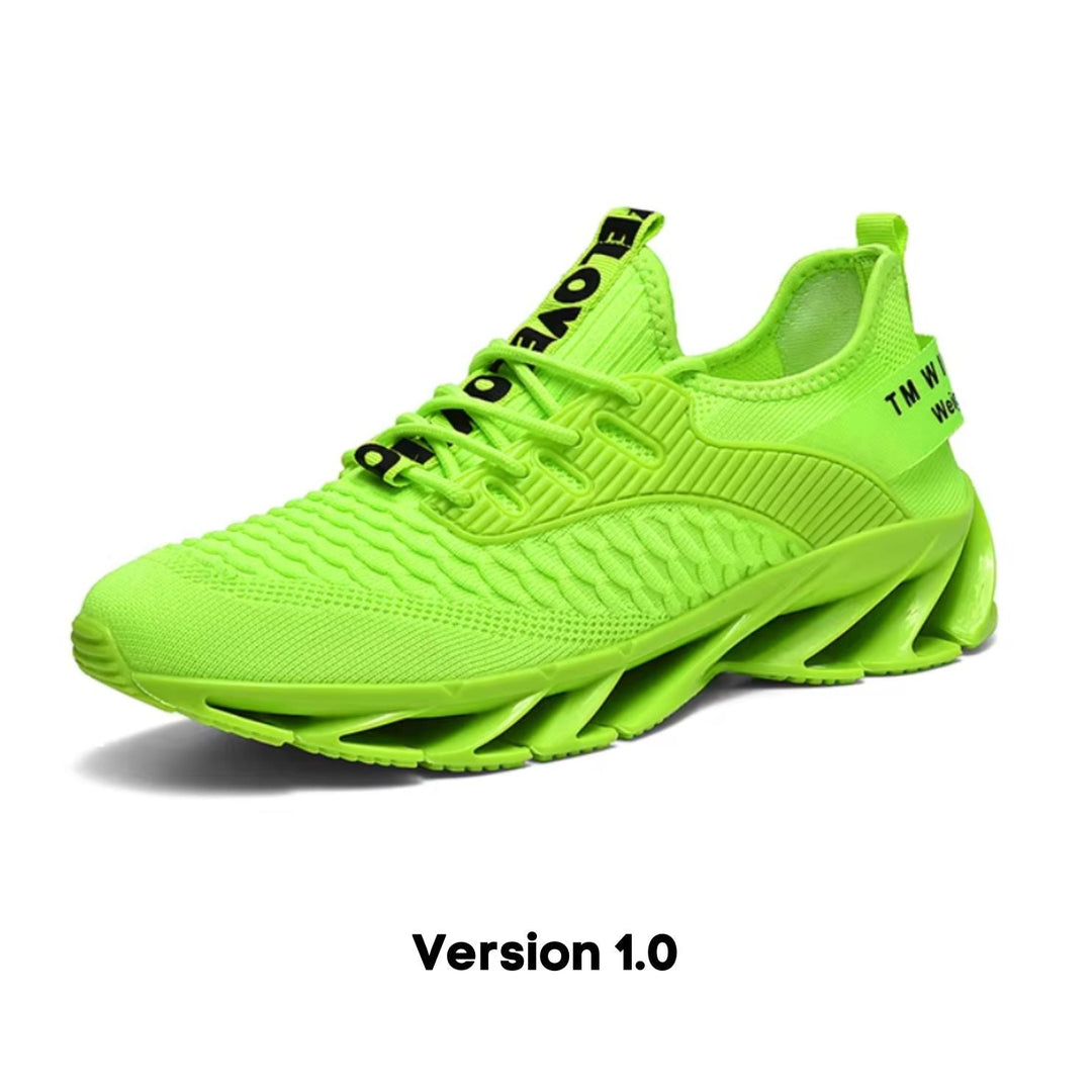 Blade Kicks™ 1.0 – Green Sneakers with Invisible Lift (+8CM)