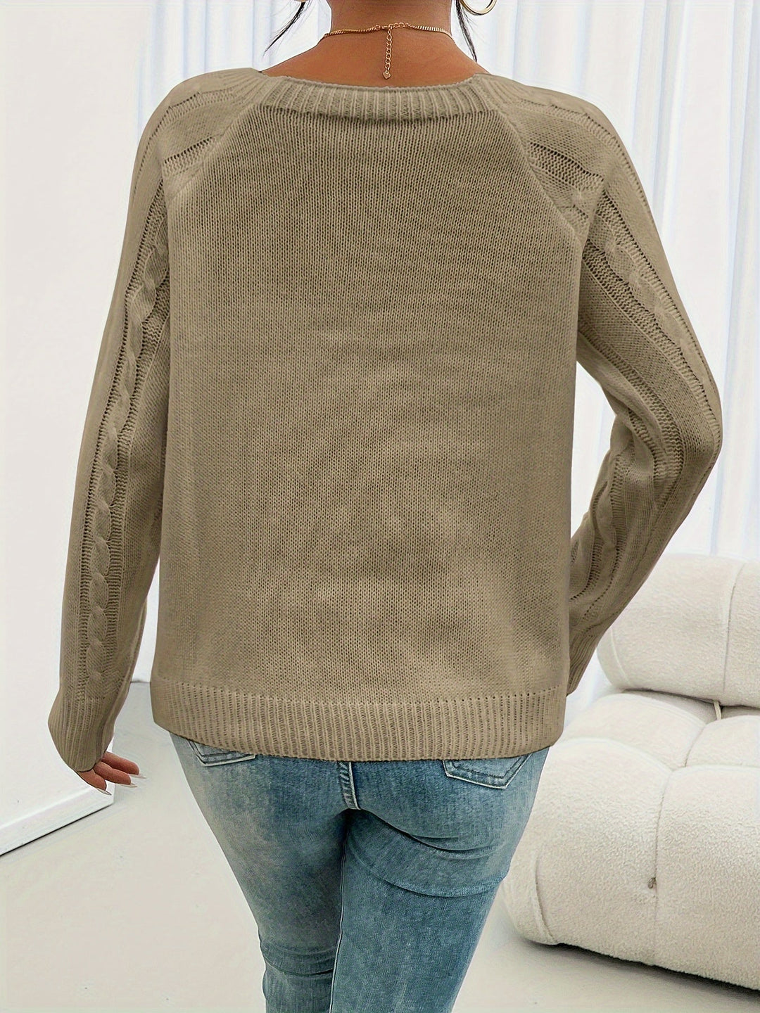 Pullover Isabell con scollatura rotonda