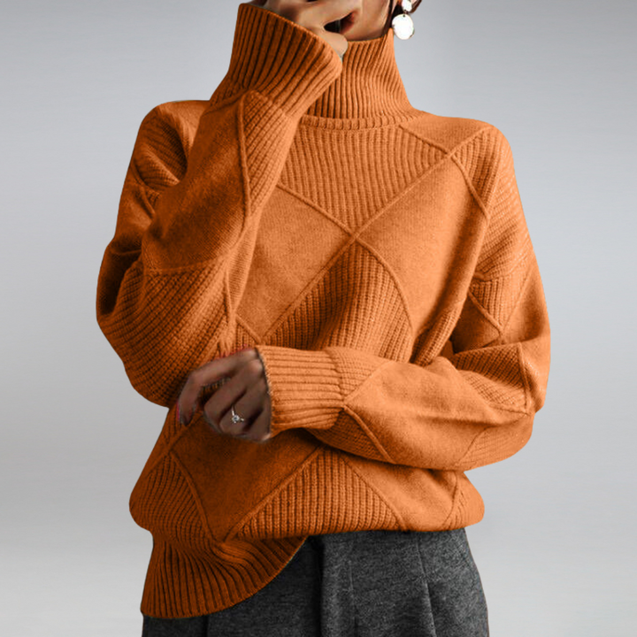 Emmeline Soft Cashmere Turtleneck Sweater