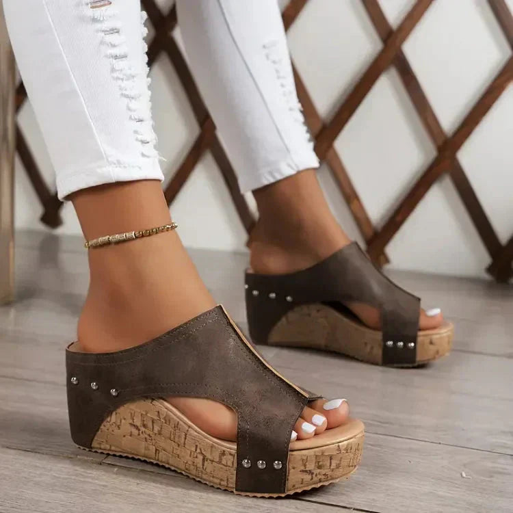 Luna™ | Sandali Wedge Ortopedici Eleganti