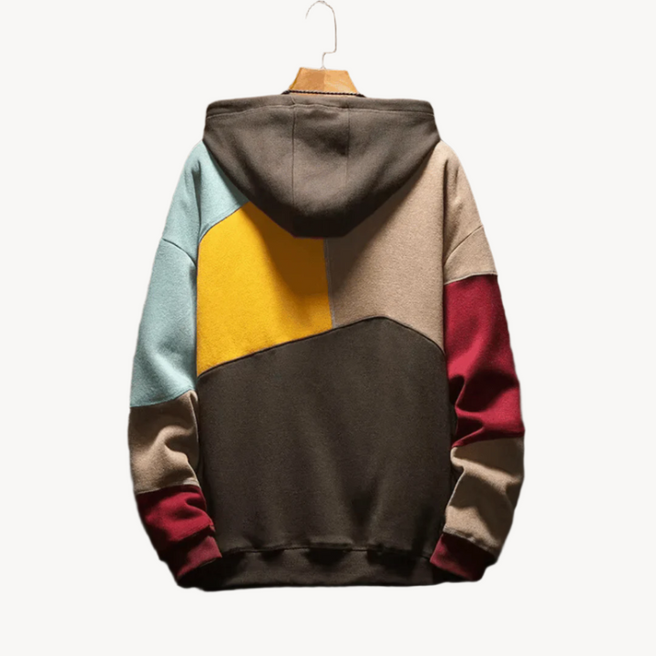 Demano™ | Modern color-block hoodie