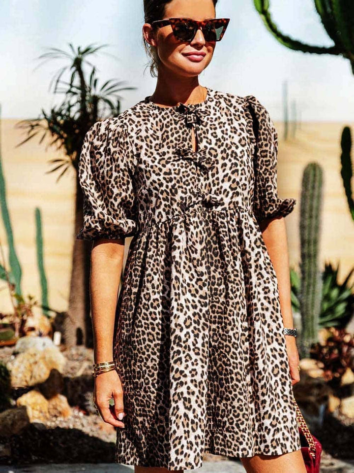 HANNAH - LEOPARD DRESS