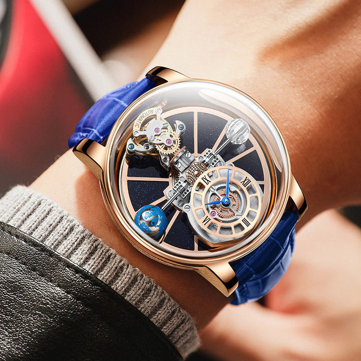 Orologio Skeleton Celestial Flywheel