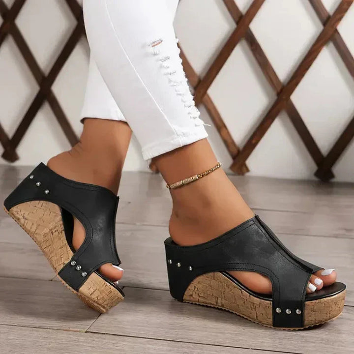 Luna™ | Sandali Wedge Ortopedici Eleganti