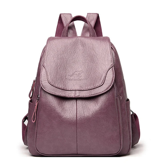 Willemina™|Anti-Theft Leather Backpack