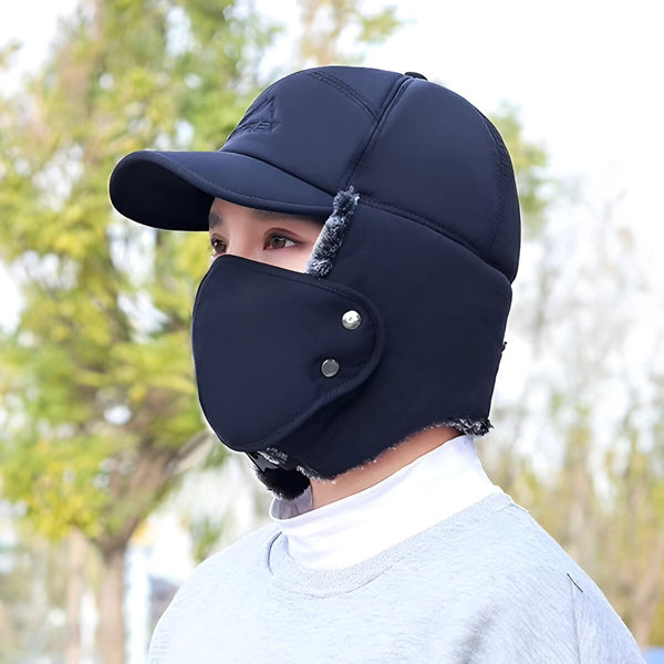 Warm Winter Hat with Mouth Cover | Demano™