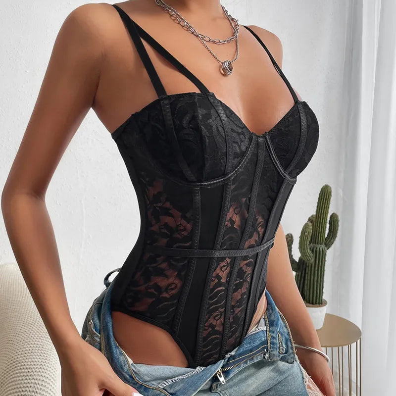 Demano™ | Embroidered Corset Body