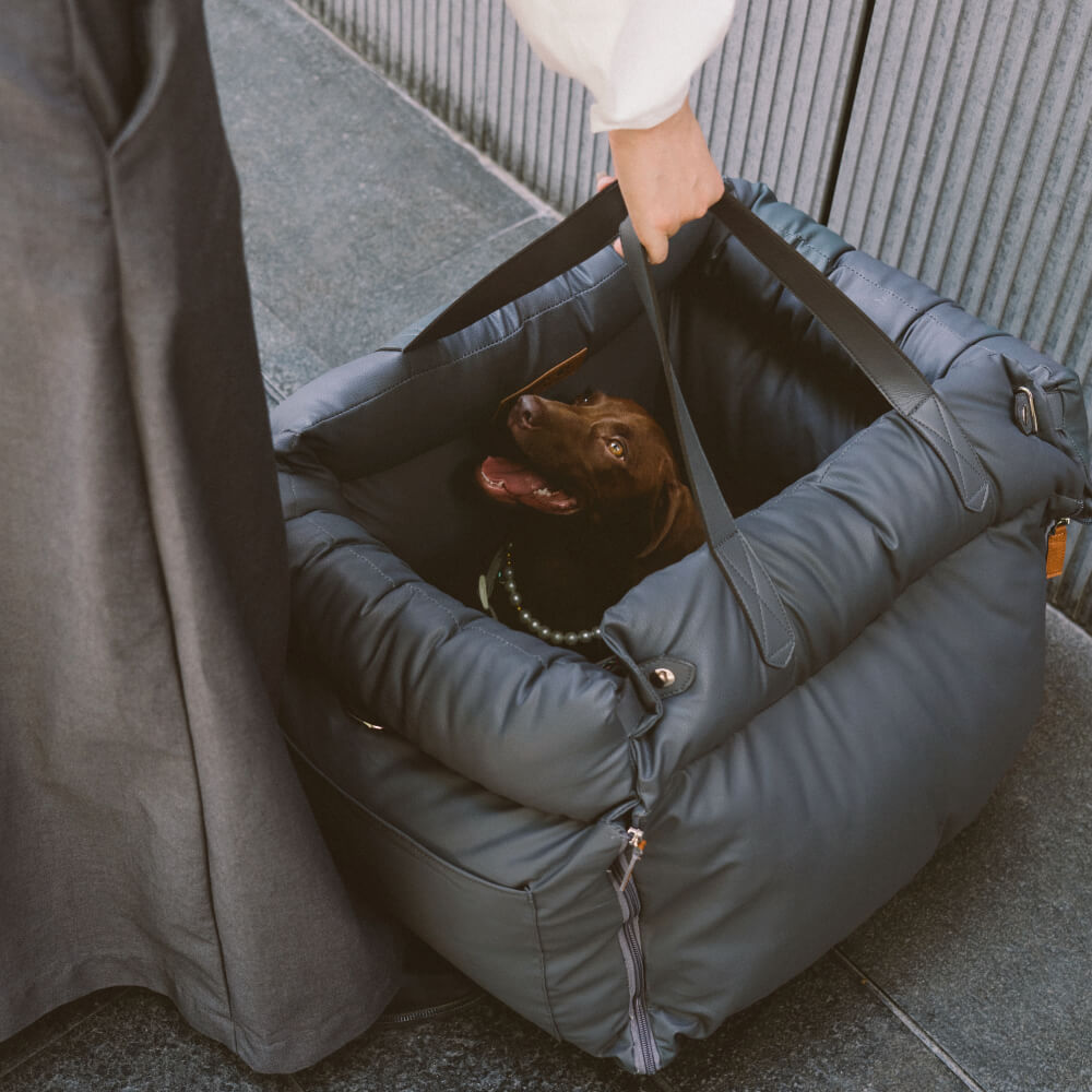 Seggiolino Auto per Cani in Similpelle – Urban Voyager