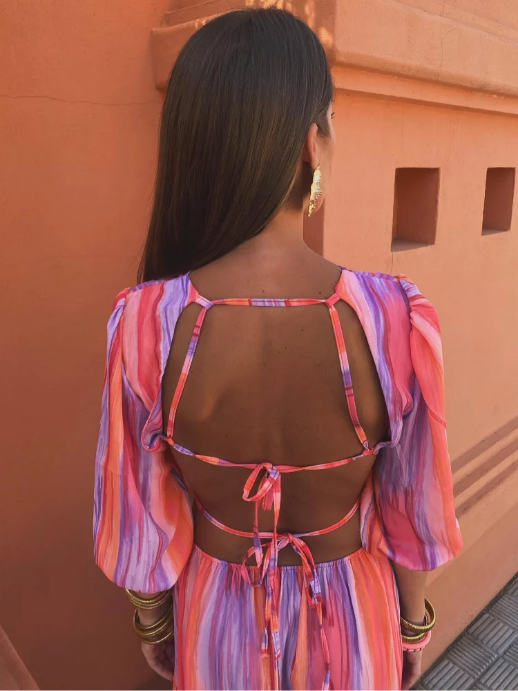 ZOE - ELEGANT BACKLESS DRESS 