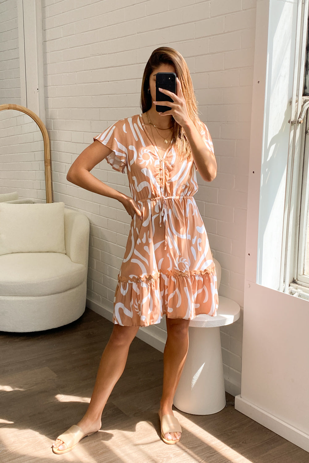 Demano Printed Dress