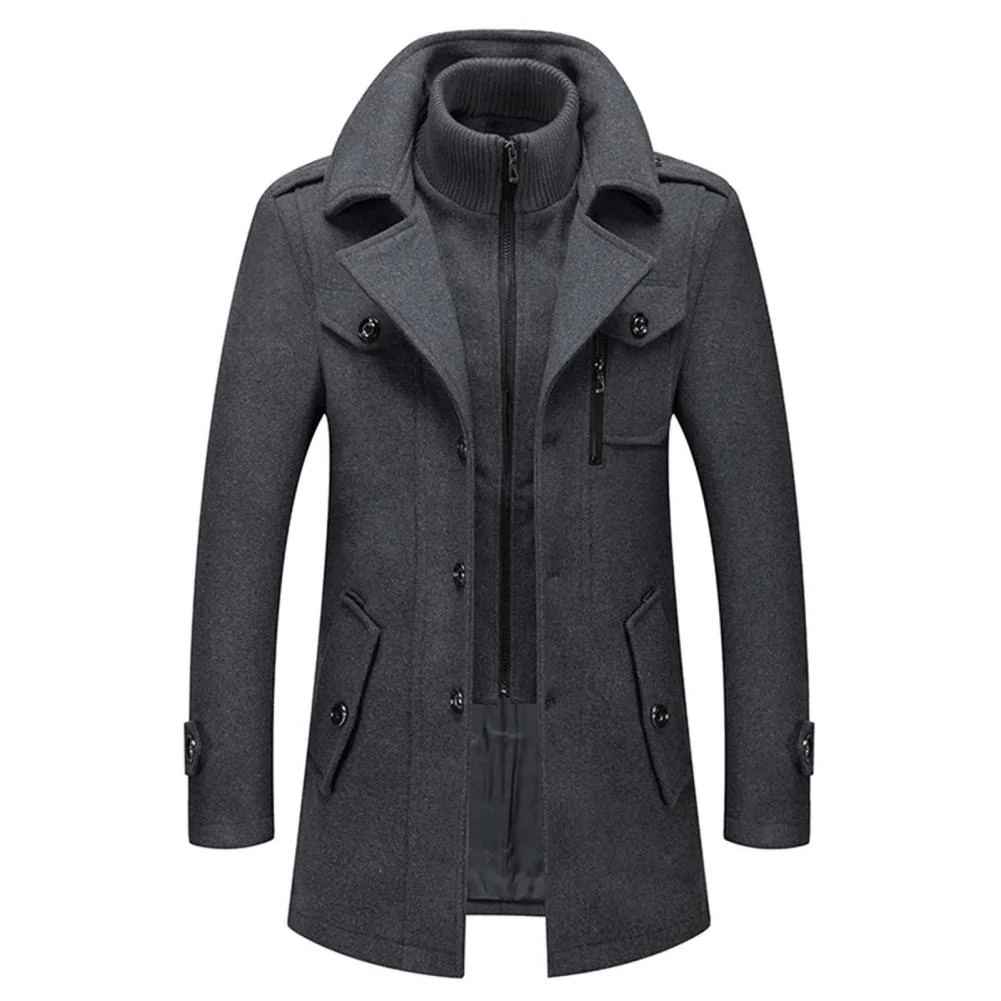 Alfred™ | Cappotto lungo elegante per uomo invernale